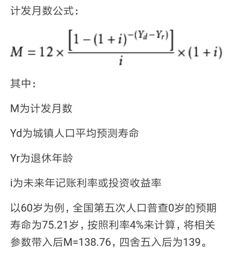 50岁195个月，60岁139个月，这些养老金计发月数是怎样算出来的？