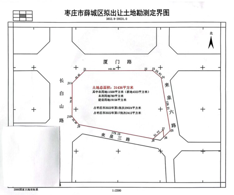 枣庄两宗地挂牌出让，总起始价3.2965亿元