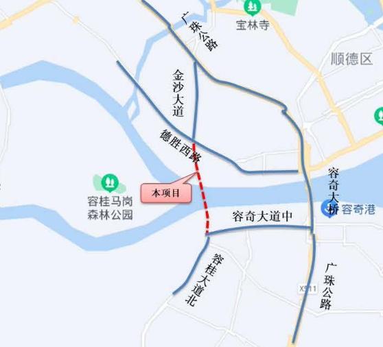 大良与容桂拟新建跨江通道，与佛山地铁11号线两站合建