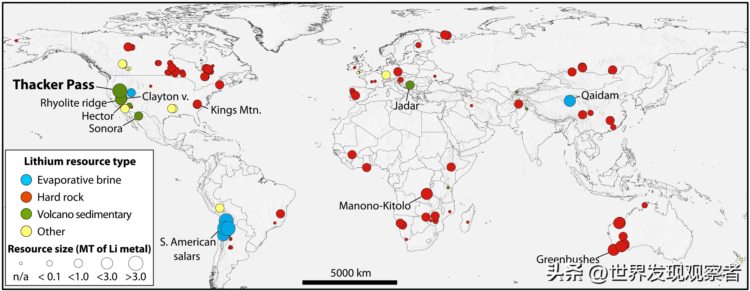 美国可能发现了世界上最大的锂矿