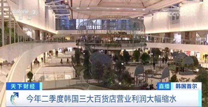 同比平均下降29.5%！今年二季度韩国三大百货店营业利润大幅缩水