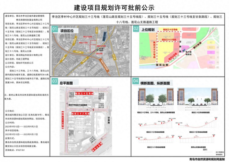 一大波规划出炉！建设社区医院道路等涉及市北李沧