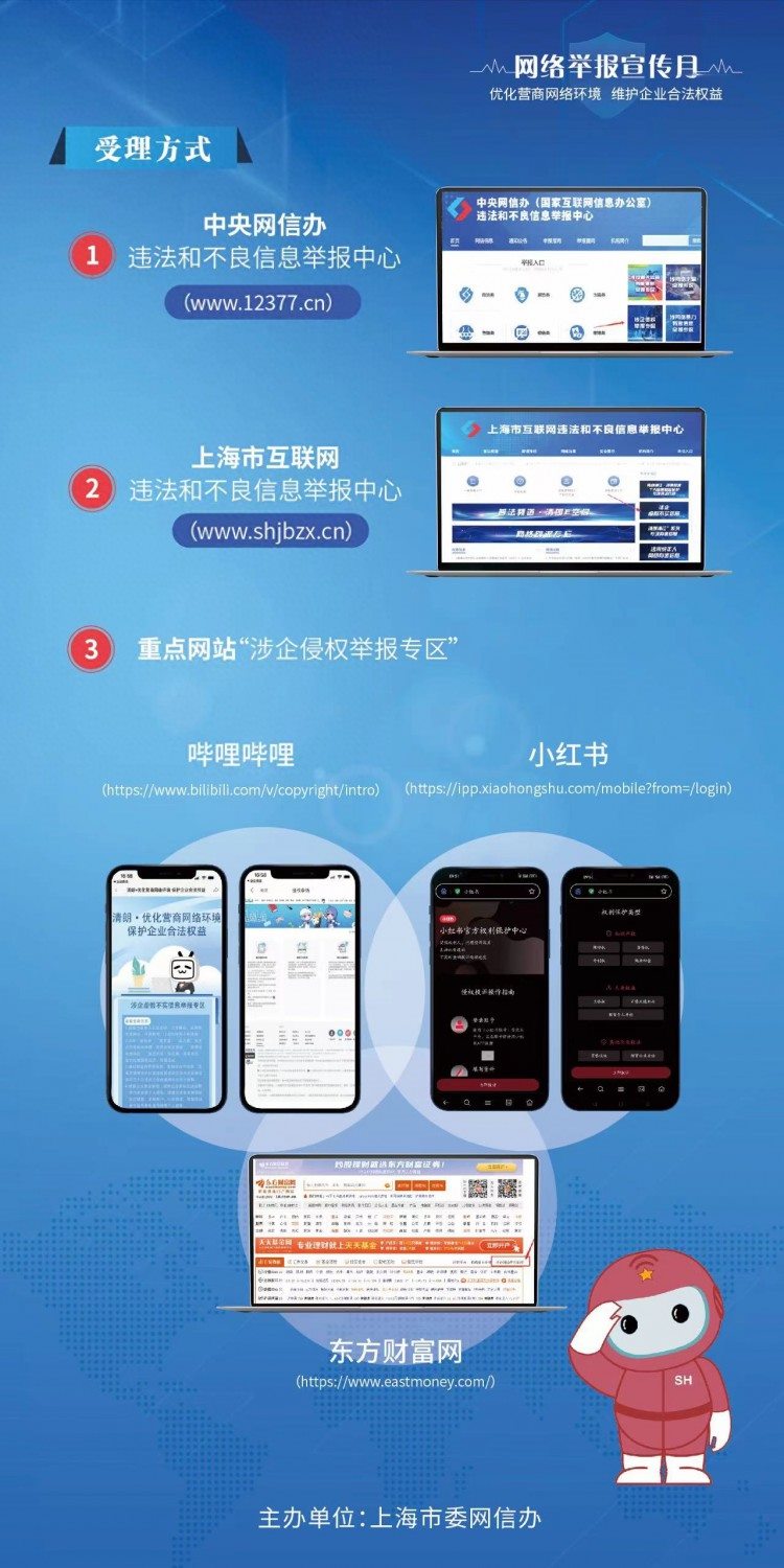 企业遭遇网络侵权怎么办上海网信办提示：有效网络侵权举报必须证据充分