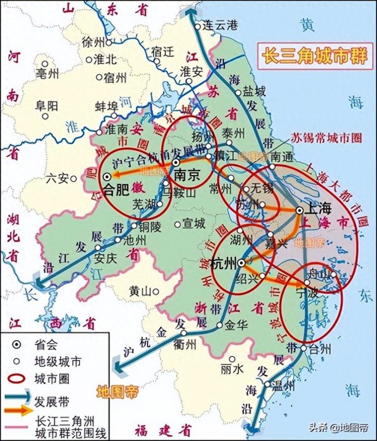 中央确定长三角十大城市：南京第3合肥领先宁波南通遗憾落选