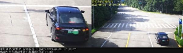 不在机动车道内行驶变道不打灯这8起交通违法案例被曝光